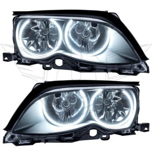 BMW 3 Series Headlight Assemblies - ORACLE Lighting - ColorSHIFT w/ BC1 Controller - Black - `02-`05 BMW 3 Series Headlight Assemblies - ORACLE Lighting - ColorSHIFT w/ BC1 Controller - Black - `02-`05